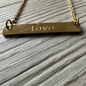 💥3 for $10 💜 Jook & Nona Tag Necklace  ‘ Love ‘